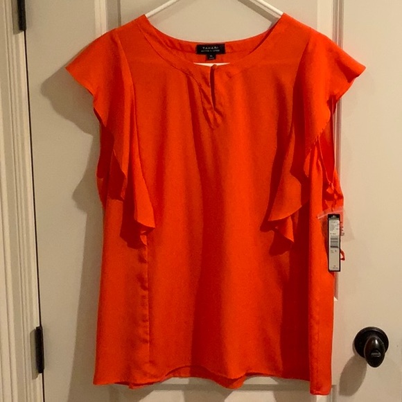 Tahari Tops - TAHARI blouse XL CAYENNE